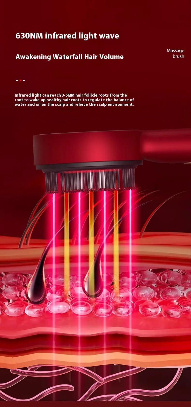 Red Light Hair Therapy Comb